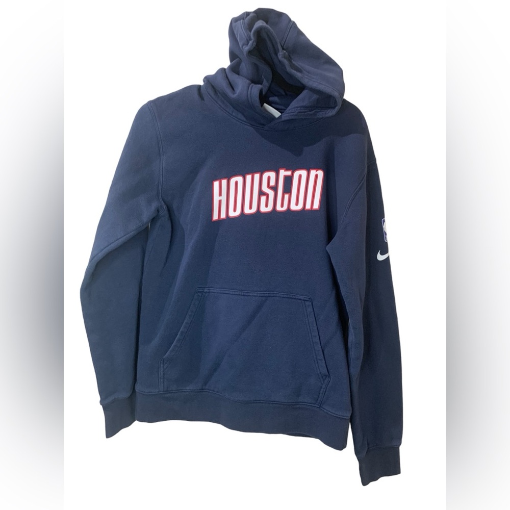 Nike Youth 2021-22 City Edition Houston Rockets Navy Essential Pullover …